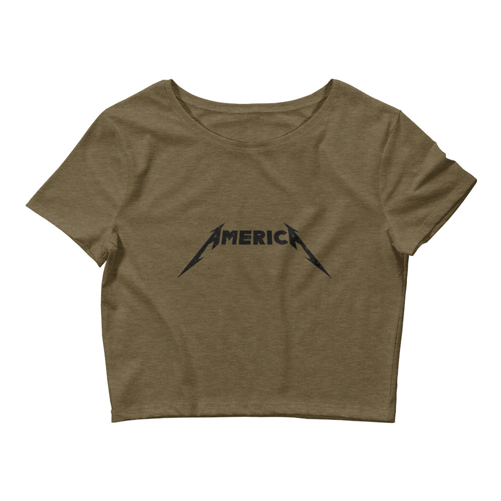 America Women’s Crop Tee